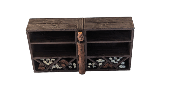 Library and Study Divided A Shelf and Scroll