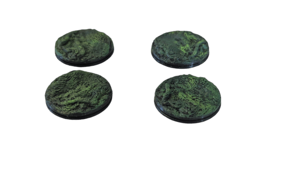 Mini Bases 1" Forest Style C (Set of 4)