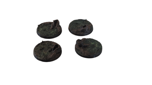 Mini Bases 1" Forest Style D (Set of 4)